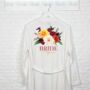 Bride Autumnal Personalised Wedding Dressing Gown, thumbnail 1 of 2
