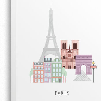 Personalised Paris City Print, 7 of 8