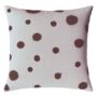 Hand Painted Sustainable Linen Cushion Polka Dot Print, thumbnail 12 of 12