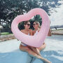Personalised Pink Heart Pool Float, thumbnail 3 of 8
