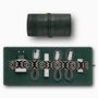 Leather Tech Roll Organiser With Optnl Access., Green, thumbnail 2 of 8