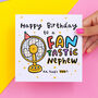 'Fantastic Nephew' Birthday Card, thumbnail 1 of 2