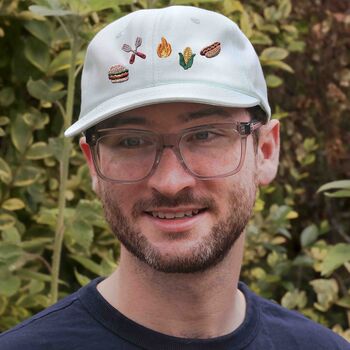 Personalised Organic Cotton BBQ Cap Gift For Dad, 3 of 8