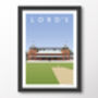 Lords Cricket Poster, thumbnail 8 of 8