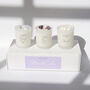Ultimate Calm Three Votive Crystal Candles Gift Set, thumbnail 1 of 2