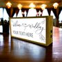 Personalised Light Box Welcome To The Wedding Sign, thumbnail 3 of 7