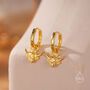 Dangling Highland Cow Huggie Hoops, thumbnail 10 of 12