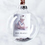 Baby's First Christmas Sequin Personalised Bauble, thumbnail 1 of 2