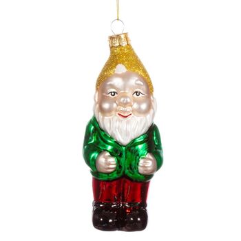 Glass Garden Gnome Shaped Bauble, 2 of 2