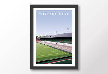 Welford Road Leicester Tigers Rugby Poster, 8 of 8