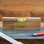 Wooden Spirit Level Bottle Opener 'Grandad' Dictionary Definition | Fathers Day | Gift Box | Engraved Gift | Gift For Him, thumbnail 1 of 2