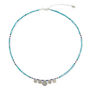 Istanbul Silver Turquoise And Lapis Lazuli Necklace, thumbnail 2 of 10