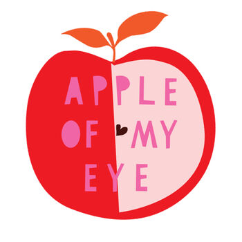 Apple Of My Eye Greeting Card, 3 of 3