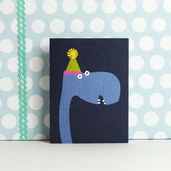 Mini Diplodocus Dinosaur Card, 3 of 5