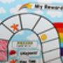 Personalised Rainbow Kids Reward Chart Map, thumbnail 3 of 3