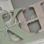 Freestanding Personalised Wooden Letters 20cm, thumbnail 1 of 8