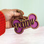 Personalised Dog Bone Christmas Decoration, thumbnail 1 of 3