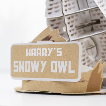 Build Your Own Personalised Snowy Owl, 4 of 10