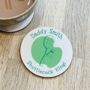 Personalised Shuttlecock Badminton Dad Coaster, thumbnail 1 of 2