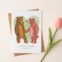 Personalised Bear Couple Card, thumbnail 1 of 2