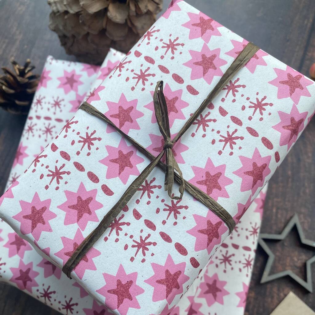 Star Paper Fibre Wrapping Paper Set, 1 of 12