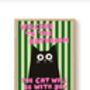 Bathroom Cat Print, thumbnail 3 of 4