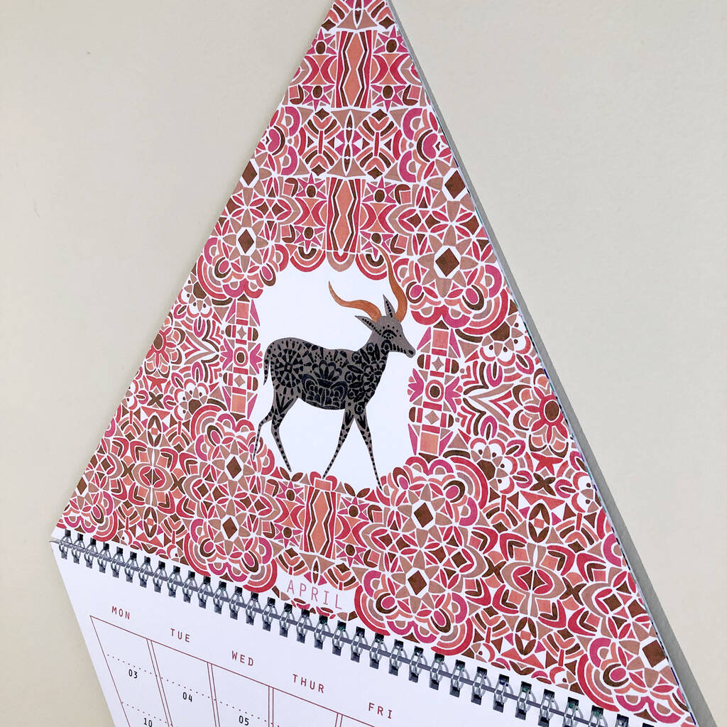 2023 Triangle Wall Calendar By Prism of Starlings