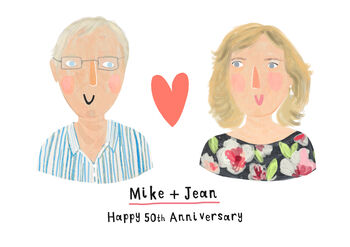 Personalised Illustrated Family Portrait, 10 of 11