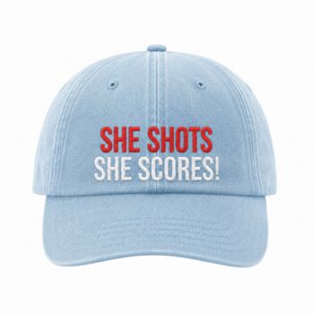 She Shots She Scores Cap For Football World Cup, 3 of 4