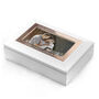 Personalised Powder White And Rose Photo Jewellery Box, thumbnail 8 of 9