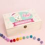 Personalised Christmas Eve Box Various Designs, Unicorn, Llama And Sloth, thumbnail 4 of 6
