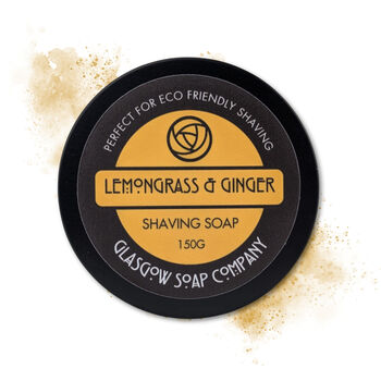 Lemongrass And Ginger Scottish Traditional Shaving Soap, 4 of 4