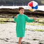 Personalised Child's Apple/White Hooded Beach Cover Up, thumbnail 1 of 2