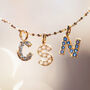 Personalised Family Birthstone Initial Charm Necklace, thumbnail 4 of 8