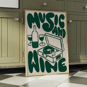 Music And Wine Print, 2 of 10