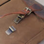 Vintage Style Canvas And Leather Satchel, thumbnail 5 of 12