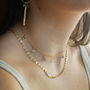 Electra Choker 14k Gold Filled And Herkimer Diamonds, thumbnail 2 of 9