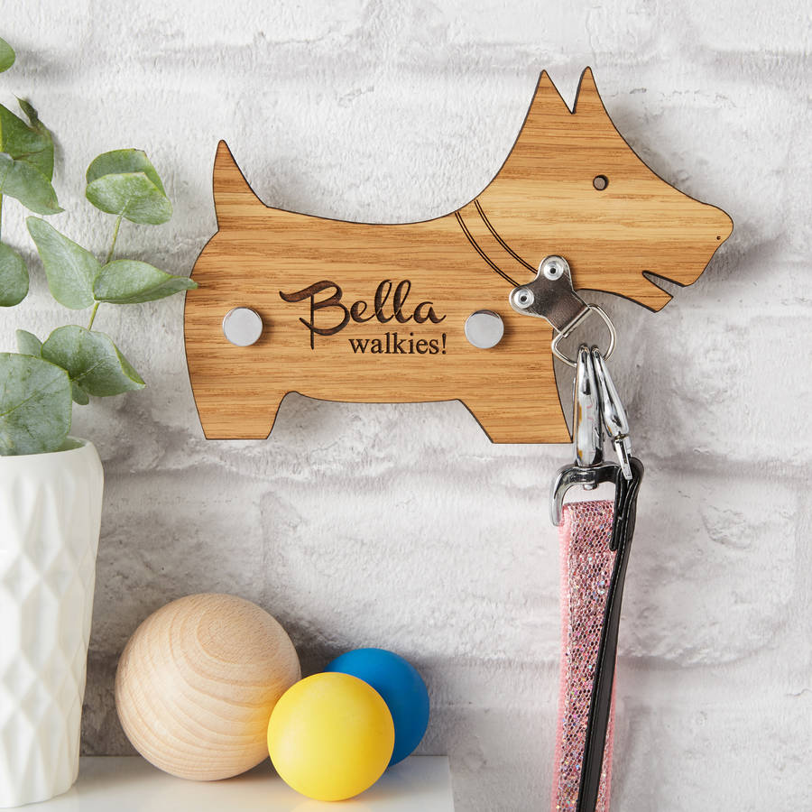 Personalised dog lead holder not on the high street Clearance
