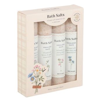 Floral Bath Salt Gift Set, 2 of 5