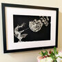 Dancing With Dandelions Fairy Papercut Picture, thumbnail 7 of 8