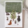 Forest Animals Christmas Card Bundle Or Single Card, thumbnail 1 of 2