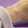 Sterling Silver Third Eye Chakra Bracelet, thumbnail 4 of 5