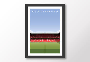 Manchester United Old Trafford Sir Alex Ferguson Poster, 8 of 8