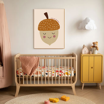 Little Acorn, Big Dreams Nursery Art Print, 2 of 4