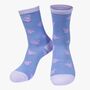 Women's Bumble Bee Bamboo Socks Lilac, thumbnail 1 of 2