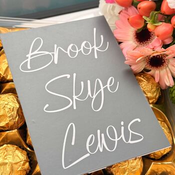 Wedding Place Card Name Vinyl Decals, 10 of 12