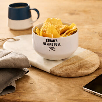 Personalised Gaming Snack Bowl, 2 of 5