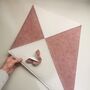 Large Cream And Blush Pink Wall Kite, Oversized Playroom Decoration, thumbnail 3 of 7