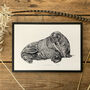 W Is For Walrus Illustration Print, thumbnail 3 of 6