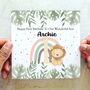 Personalised Jungle Baby 1st Birthday Card, thumbnail 1 of 3